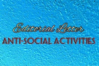 Anti-social Activities Editor Letter