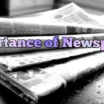 Importance of Newspaper Paragraph