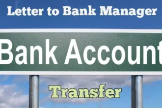 Letter to Bank Manager for Account Transfer