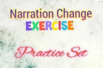 Narration Change Exercise Practice Set