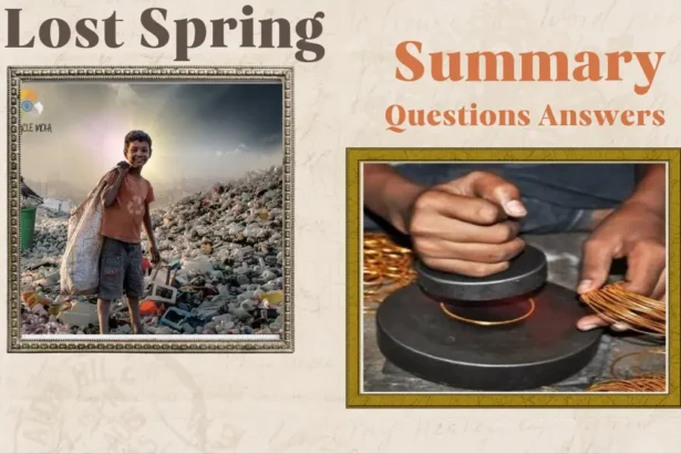 Lost Spring Summary Questions Answers