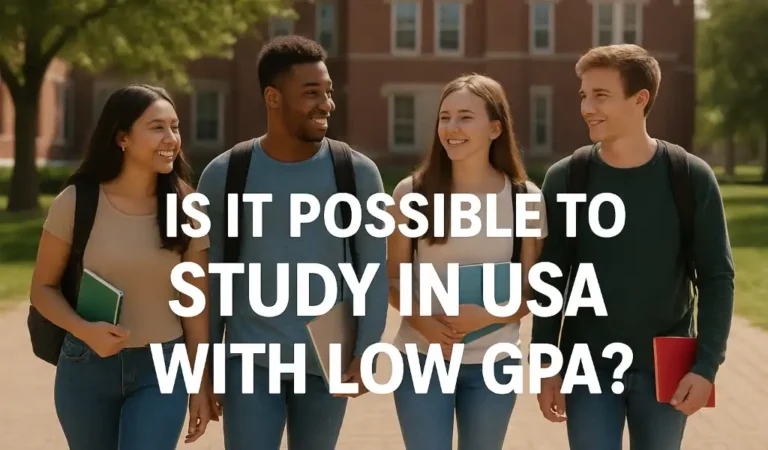Study in USA with Low GPA
