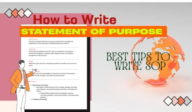 best tips for writing SOP